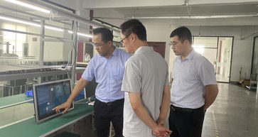 某橡胶厂客户莅临沃伦森电气参观考察