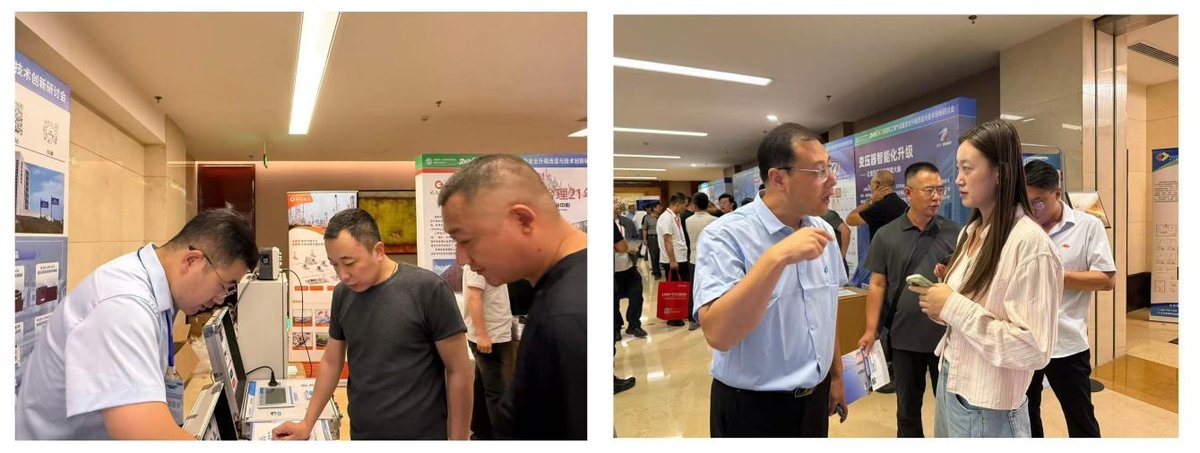 沃伦森与参会代表现场交流